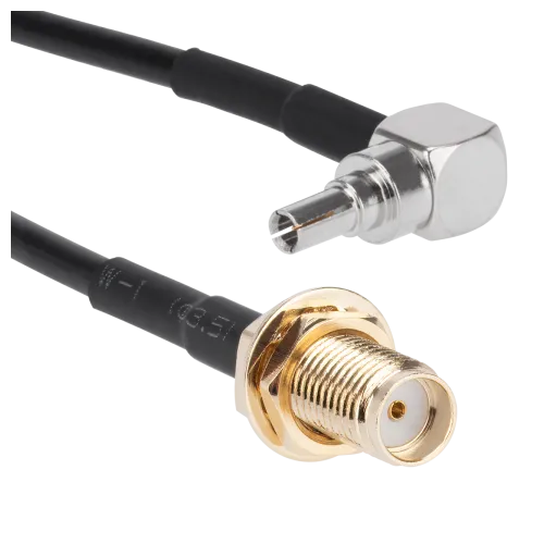 PTL-100 Patch Cable CRC9 to SMA Female, 18cm - Main Image (106-CA-P100-C91SA2.018)