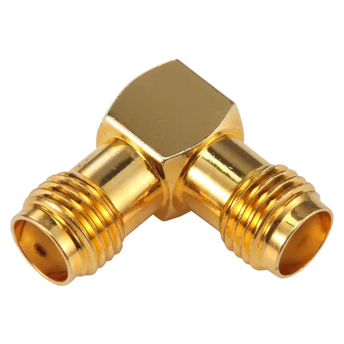 RF Adapter SMA Female to SMA Female, Right Angle - Main Image (106-AD-SA2SA2-RA)