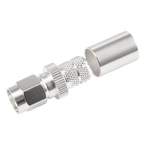 SMA Male Connector for L-400 Coaxial Cable - Main Image (106-SA1-C-L40)
