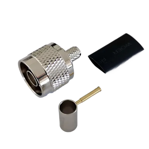 N Male Connector for L-240 Coaxial Cable - Main Image (106-N1-C-L24)