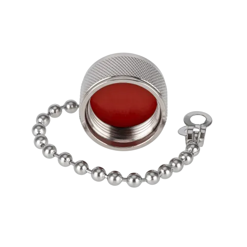 Dust Cap N Male, with Chain - View 4 (106-CAP-N1)