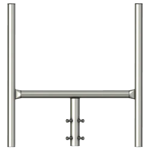 APAC GC48 Series Galvanised Steel Headframe, 2 Sector - View 2 (100-AP-GC48-HF2)