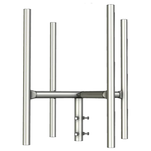 APAC GC48 Series Galvanised Steel Headframe, 4 Sector - View 2 (100-AP-GC48-HF4)