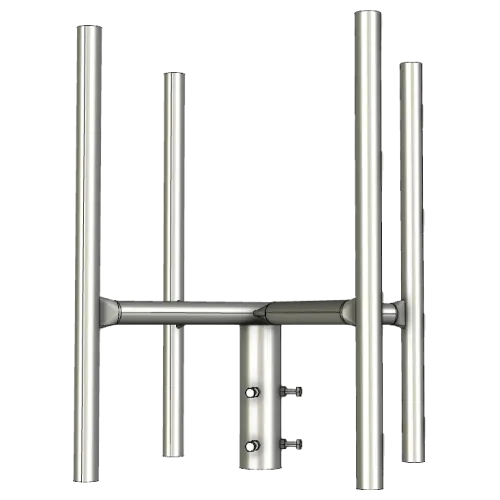 APAC GC76 Series Galvanised Steel Headframe, 4-Sector - View 2 (100-AP-GC76-HF4)