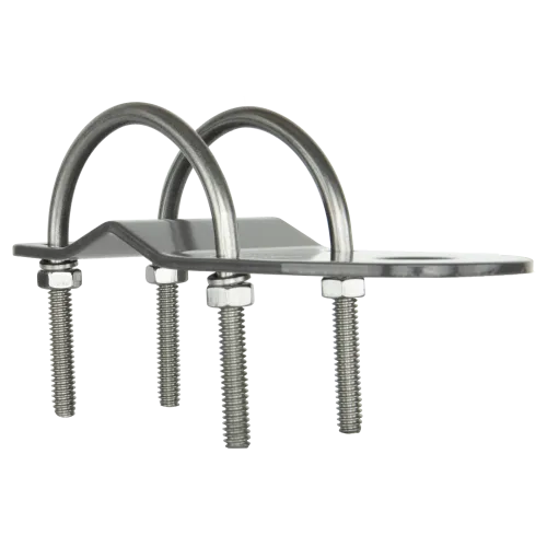 GME MB408 - 3mm Bull Bar Bracket with U-Bolts - Main Image (102-MB408SS)