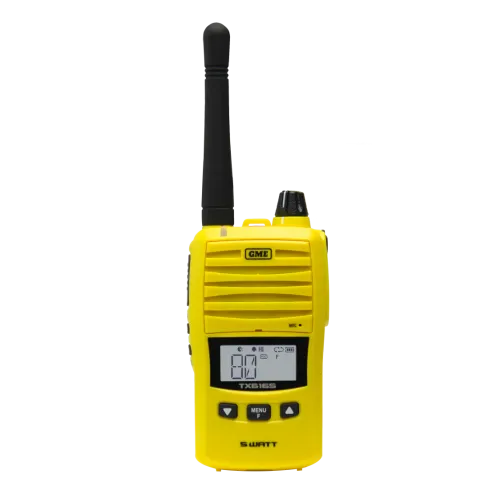 GME TX6165 5/1 Watt UHF CB Handheld Radio - Main Image (102-TX6165XY)