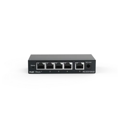 Ruijie Reyee RG-ES105GD 5-Port Gigabit Unmanaged Switch - Main Image (108-RG-ES105GD)