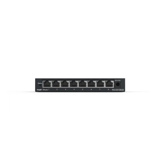 Ruijie Reyee RG-ES108GD 8-Port Gigabit Unmanaged Switch - View 4 (108-RG-ES108GD)