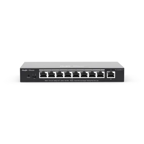 Ruijie Reyee RG-ES209GC-P 9-Port Managed PoE+ Switch - View 3 (108-RG-ES209GC-P)