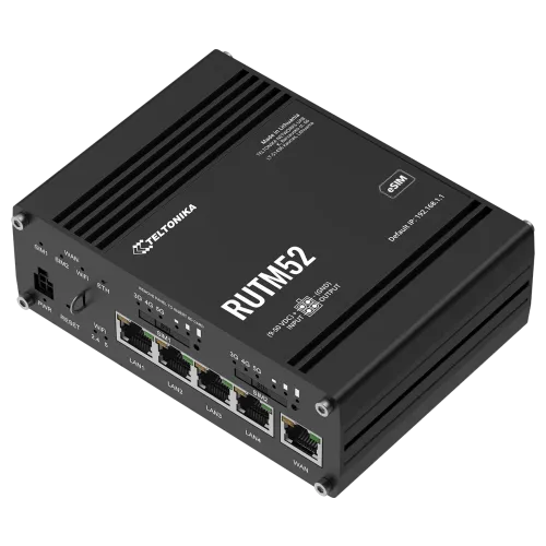 Teltonika RUTM52 Dual 5G Router - View 2 (110-RUTM52100400)