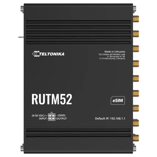 Teltonika RUTM52 Dual 5G Router - View 6 (110-RUTM52100400)
