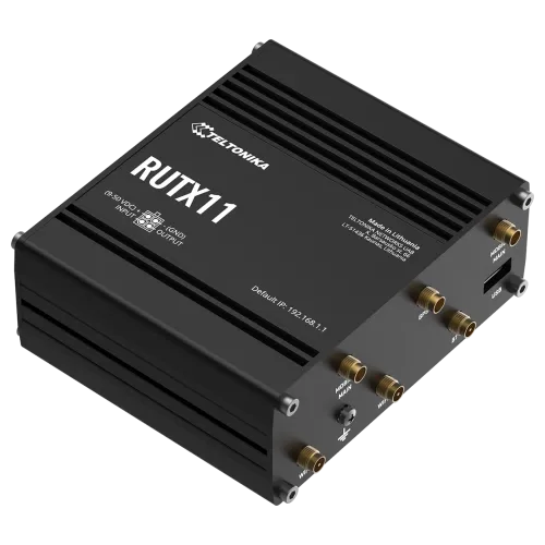 Teltonika RUTX11 4G Cat-6 Router with WiFi, GNSS, Bluetooth - View 3 (110-RUTX11)
