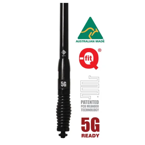 RFI CDQ8197 Pro-Series Removable 4G-5G Vehicle Bullbar Antenna, 7.5 dBi, 698 to 3800 MHz, SMA Male - Main Image (113-CDQ8197-B)