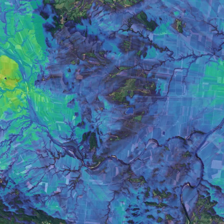 Rural Telstra 4G coverage affected by trees and hills