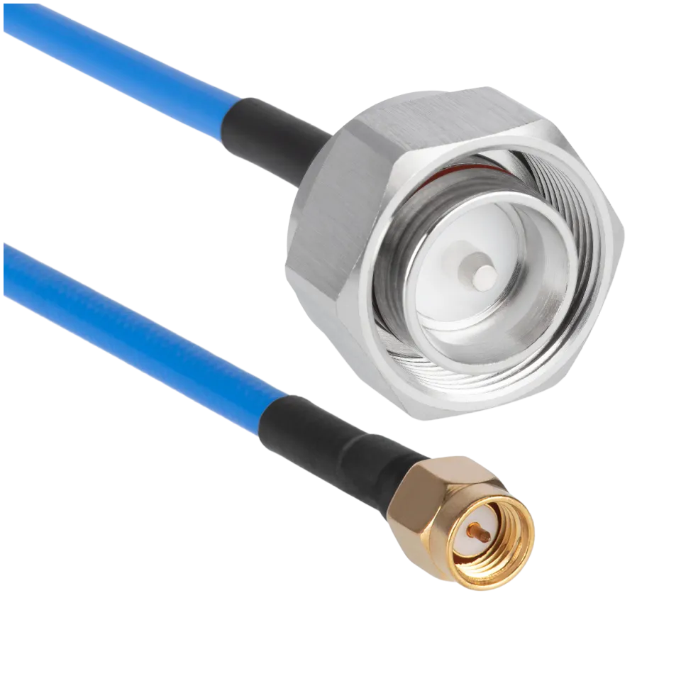 Semi-Flex RG-402 patch cable 4.3-10 Male to SMA Male