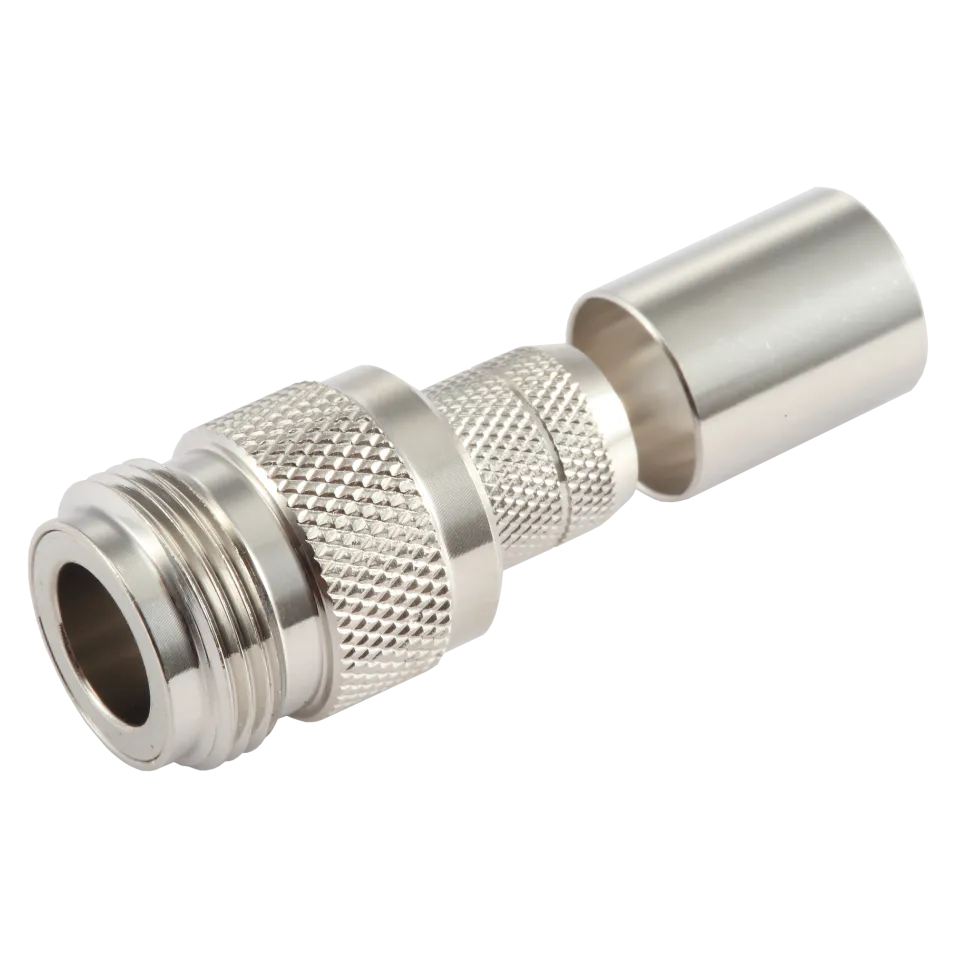 N Female Connector for L-400 Coaxial Cable - Main Image (106-N2-C-L40)