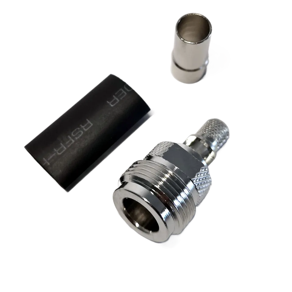N Female Connector for L-240 Coaxial Cable - Main Image (106-N2-C-L24)
