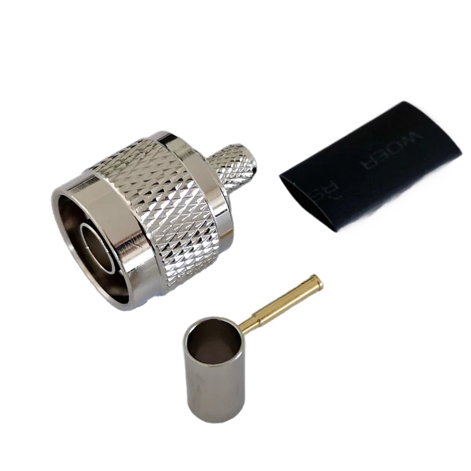 N Male Connector for L-240 Coaxial Cable - Main Image (106-N1-C-L24)