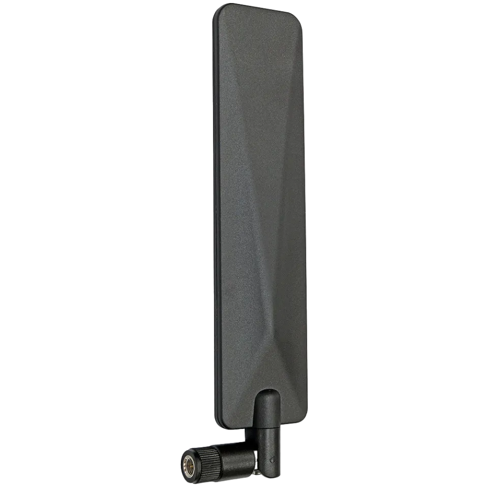 2J Machete UHF 4G-5G WiFi X-Ultraband Hinged Antenna, 410 to 5925 MHz, SMA Male - View 2 (112-2JW0180Z-C868B)
