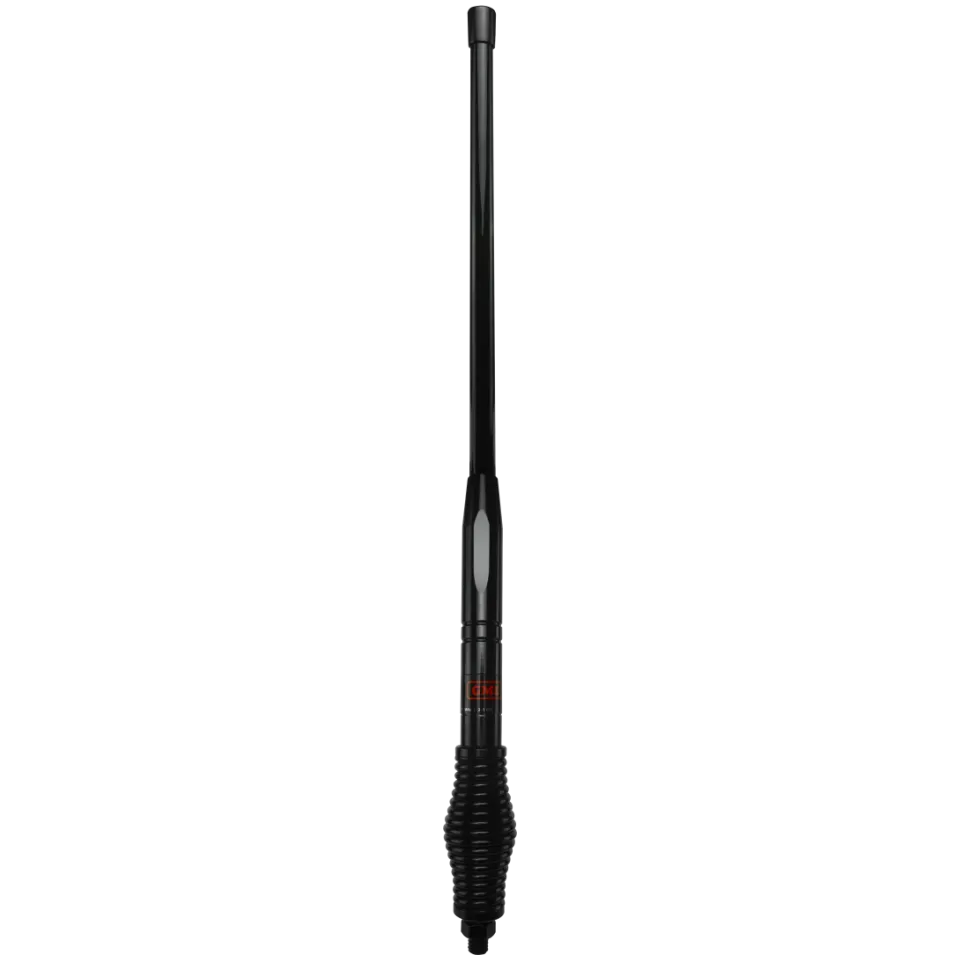 GME AE4707B UHF 595mm Fiberglass Radome Antenna, AS002B Spring (2.1dBi) - Black - Main Image (102-AE4707B)