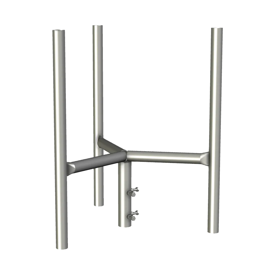 APAC GC48 Series Galvanised Steel Headframe, 3 Sector - Main Image (100-AP-GC48-HF3)