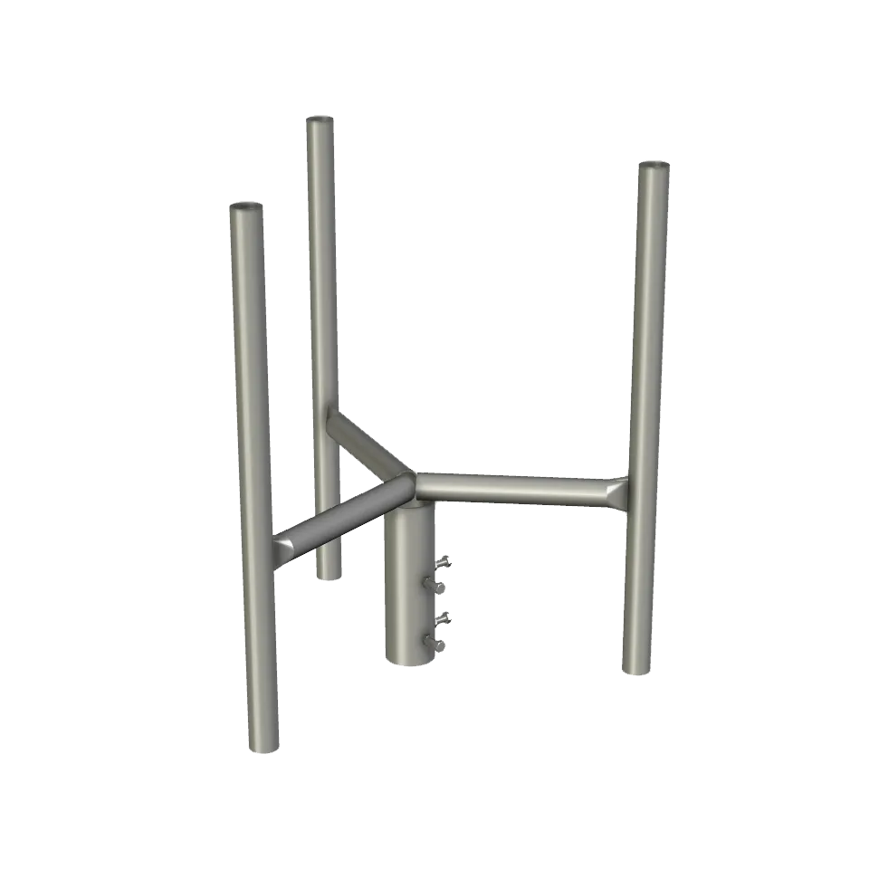 APAC GC76 Series Galvanised Steel Headframe, 3 Sector - Main Image (100-AP-GC76-HF3)