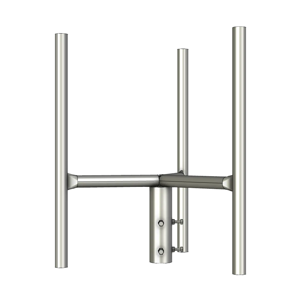 APAC GC76 Series Galvanised Steel Headframe, 3 Sector - View 2 (100-AP-GC76-HF3)