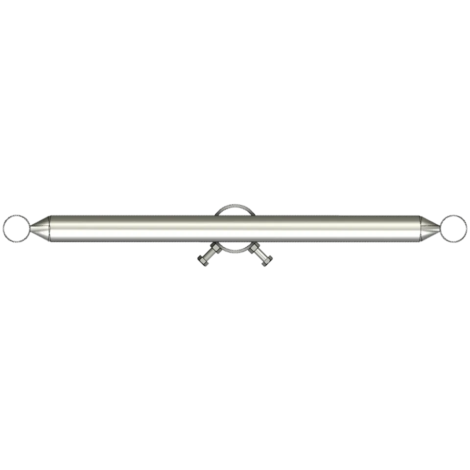 APAC GC76 Series Galvanised Steel Headframe, 2 Sector - View 4 (100-AP-GC76-HF2)
