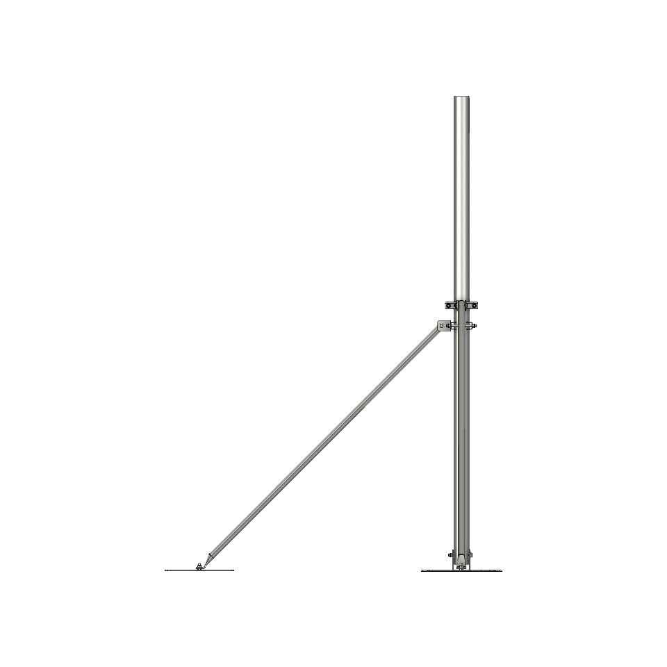 APAC GC76 Collared Roof Mast, 76mm Pole - View 4 (100-AP-RM-GC76-2)