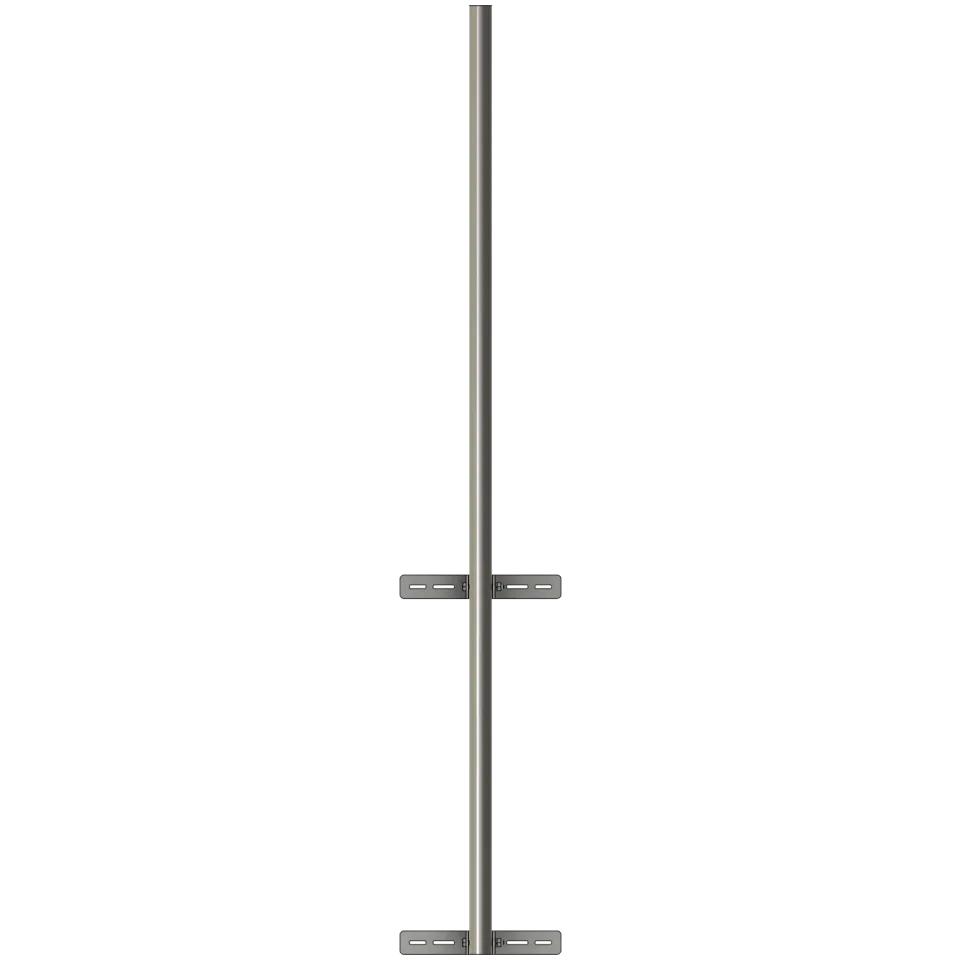 APAC GM48W Galvanised Steel Wall Mounted Mast, 48mm Pole - View 4 (100-AP-WM-GM48W-2)