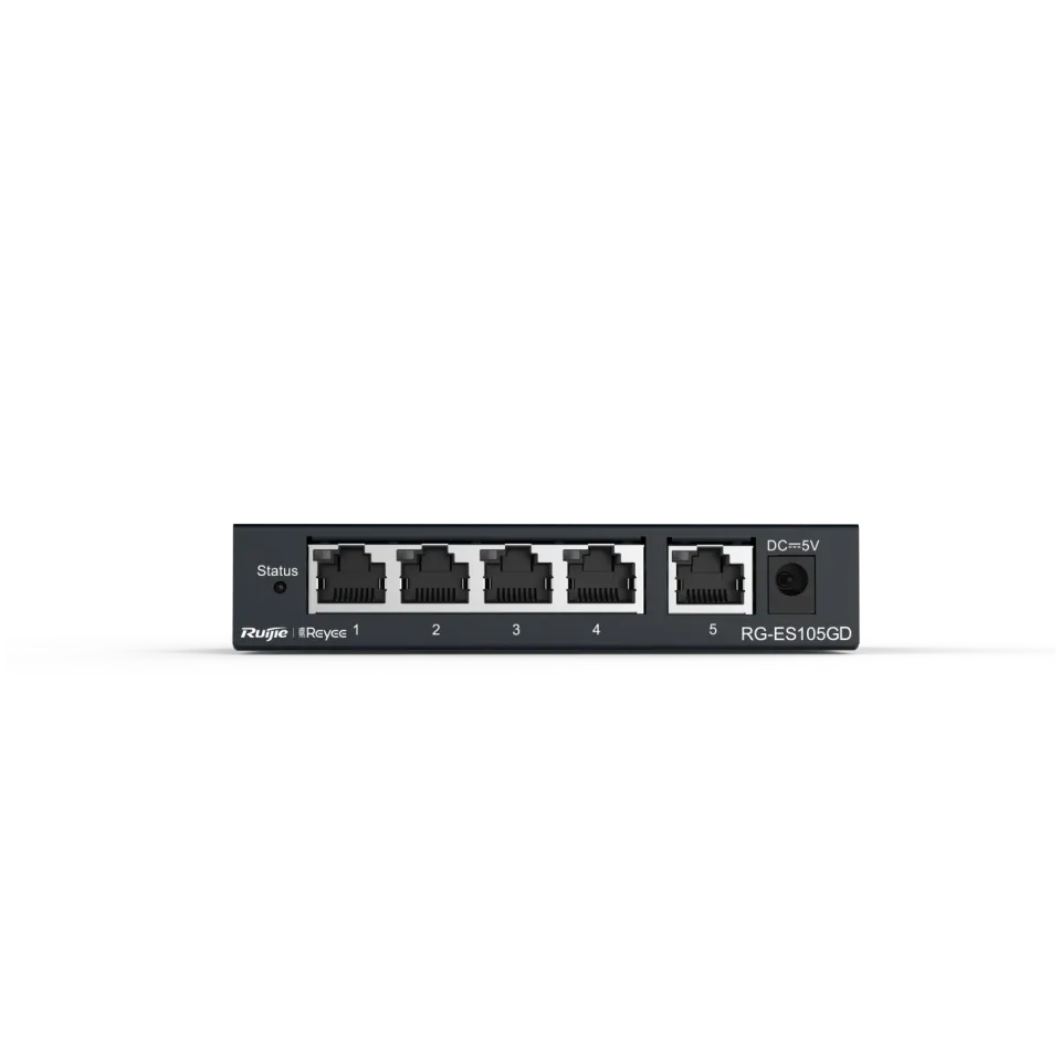Ruijie Reyee RG-ES105GD 5-Port Gigabit Unmanaged Switch - View 5 (108-RG-ES105GD)