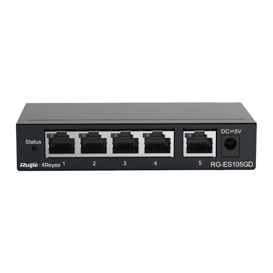 Ruijie Reyee RG-ES105GD 5-Port Gigabit Unmanaged Switch - Main Image (108-RG-ES105GD)