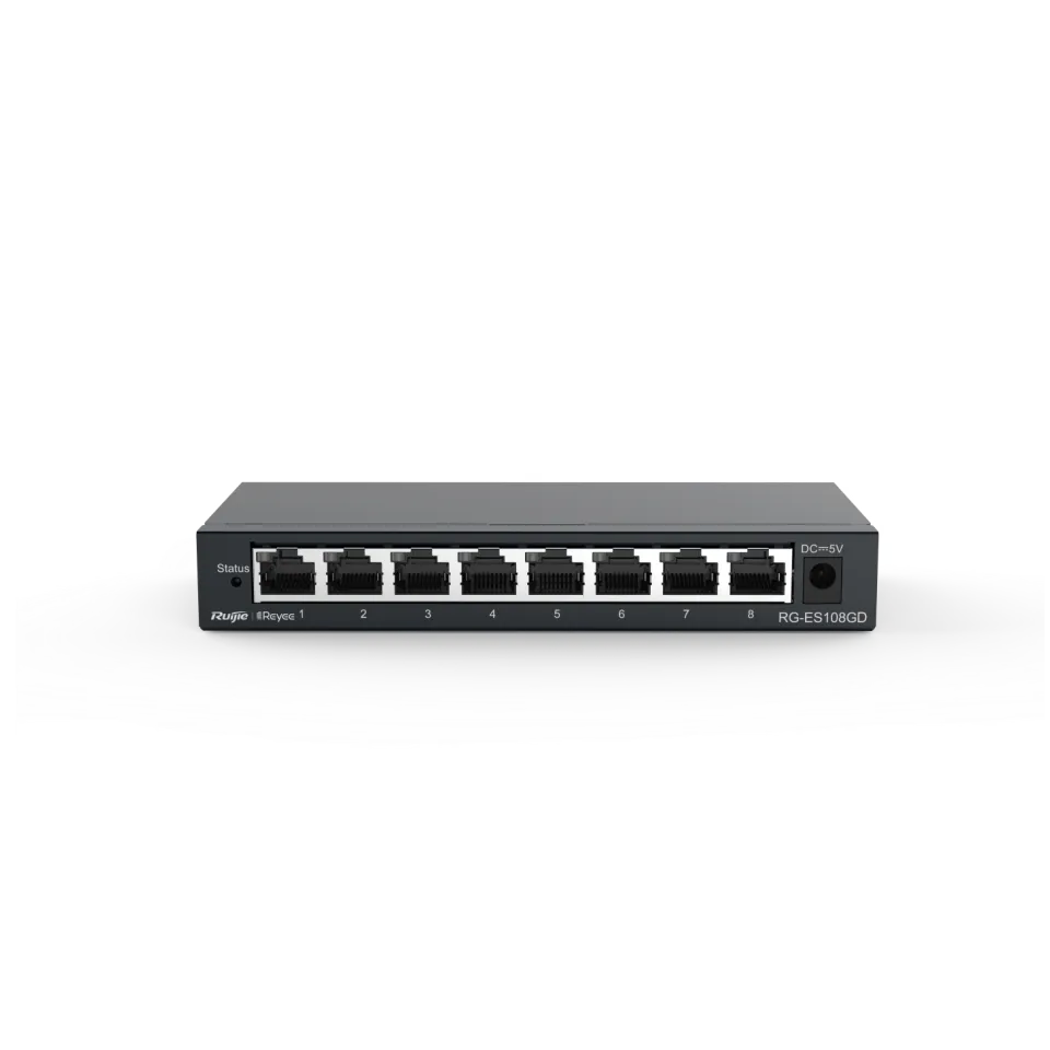 Ruijie Reyee RG-ES108GD 8-Port Gigabit Unmanaged Switch - View 5 (108-RG-ES108GD)