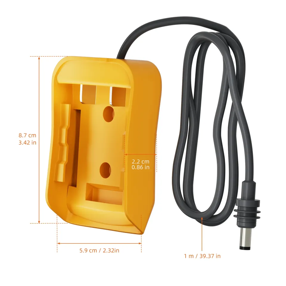 STARBEAM Starlink Mini Dewalt 18V Battery Adapter - View 3 (109-SB-POW-MINI-DE18V)