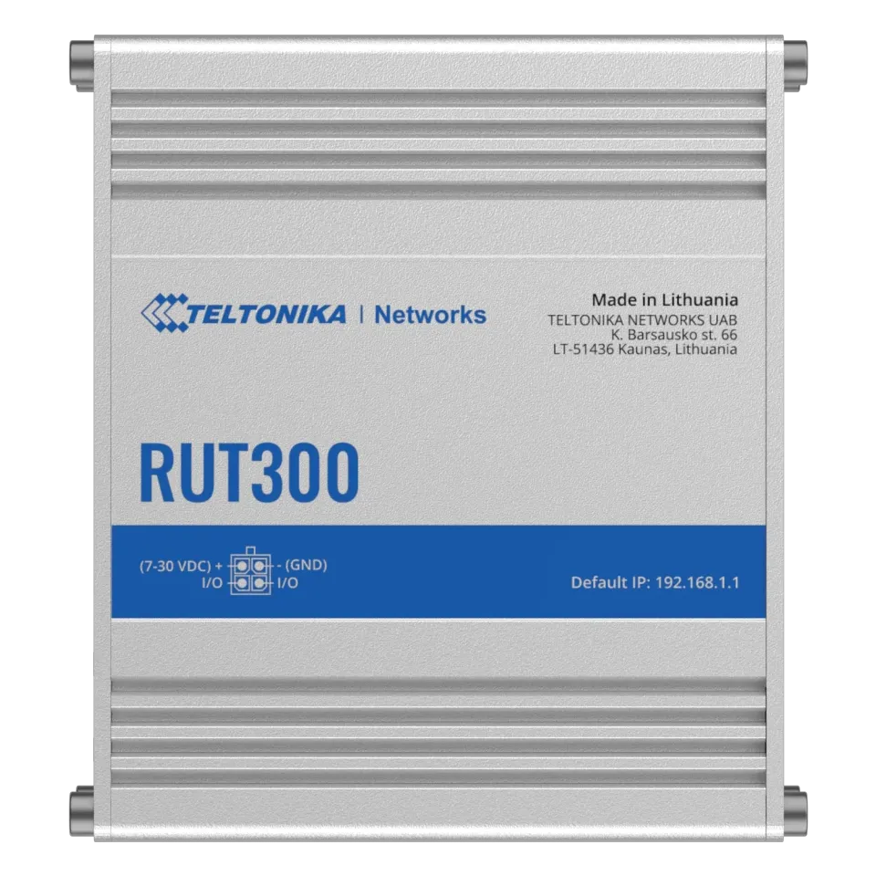 Teltonika RUT300 Ethernet Router - View 2 (110-RUT300)
