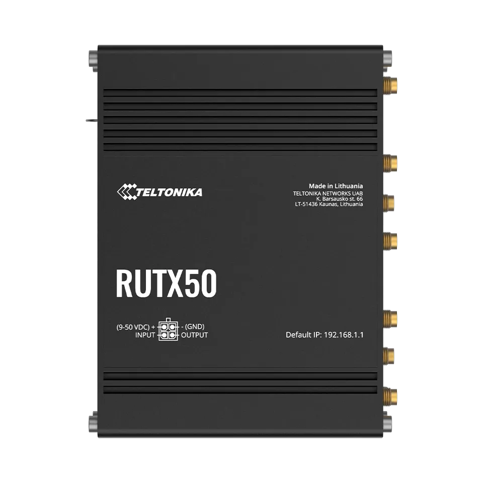 Teltonika RUTX50 4G-5G Router with WiFi - View 2 (110-RUTX50)