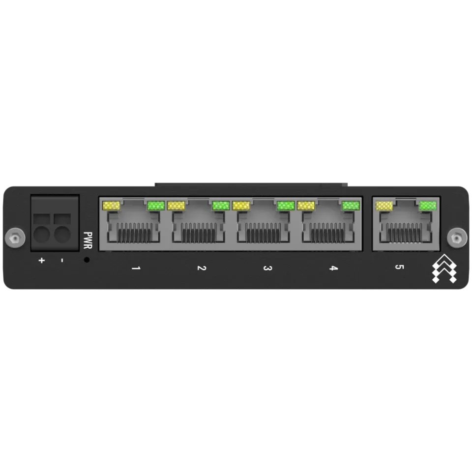 Teltonika TSW010 5-Port DIN Rail Switch - View 2 (110-TSW010)