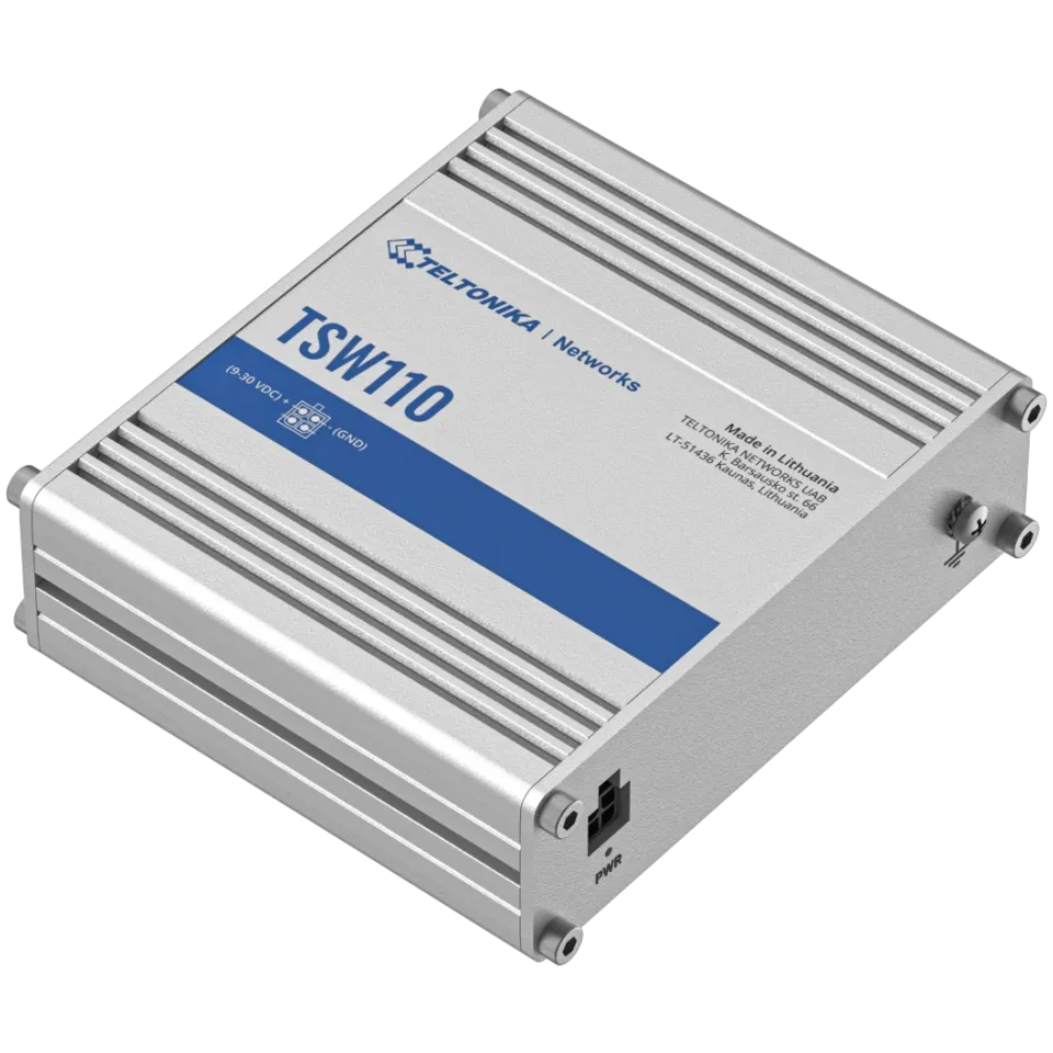 Teltonika TSW110 L2 Unmanaged Switch - View 3 (110-TSW110)