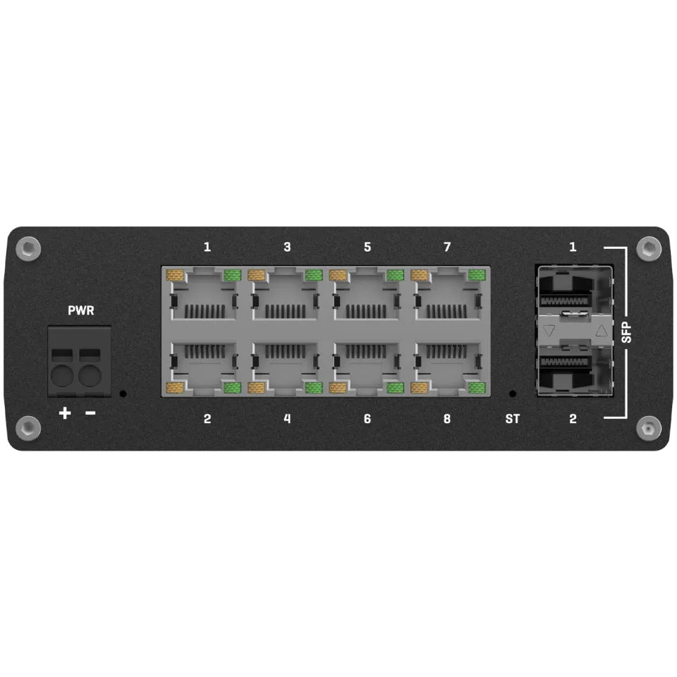 Teltonika TSW212 L2 Managed Ethernet Switch - View 2 (110-TSW212)