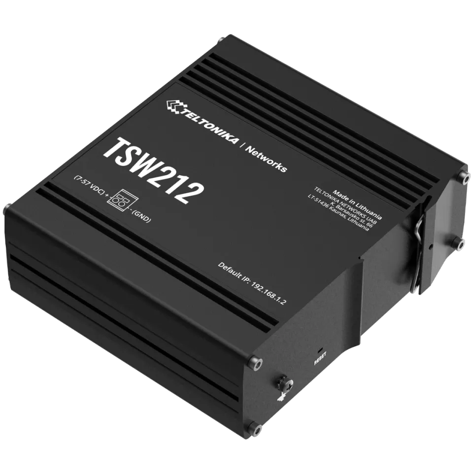 Teltonika TSW212 L2 Managed Ethernet Switch - View 4 (110-TSW212)