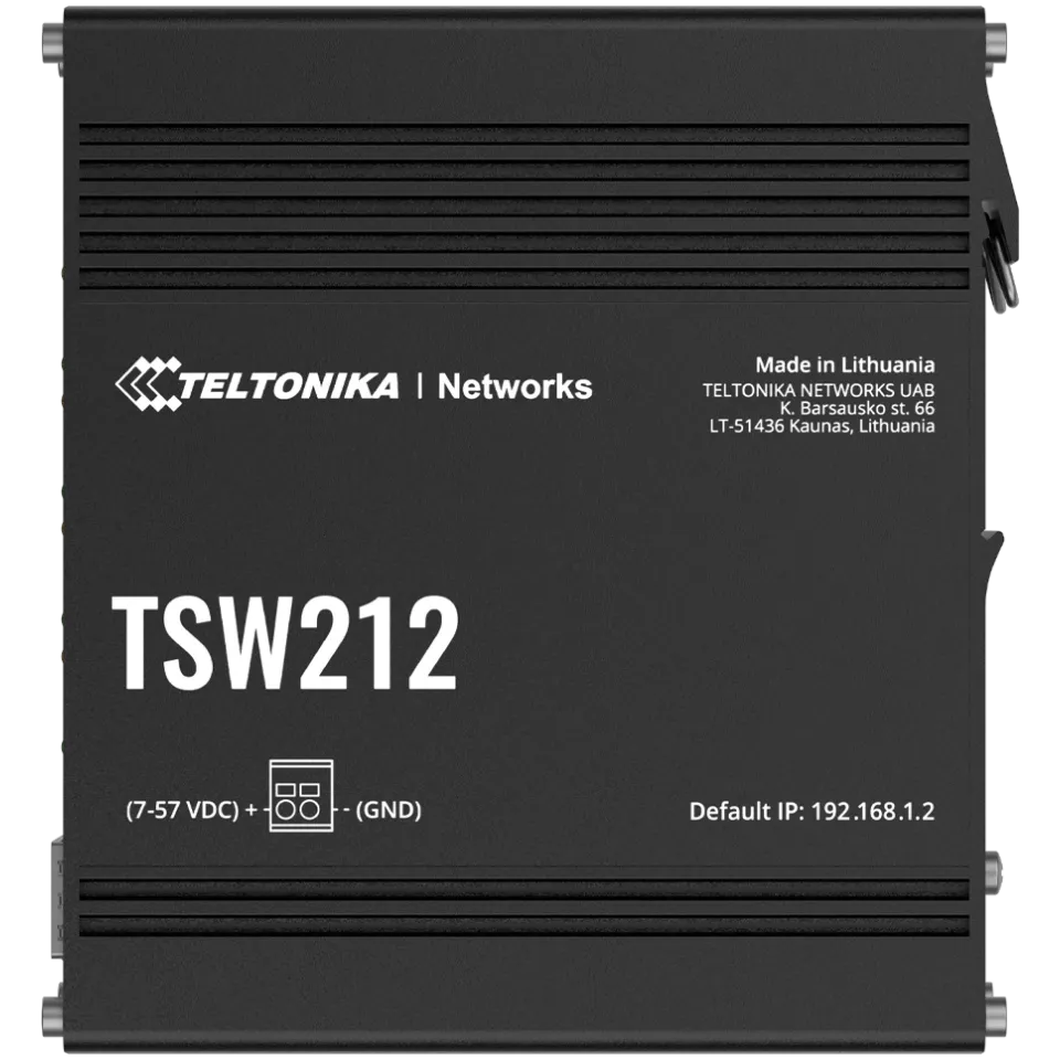 Teltonika TSW212 L2 Managed Ethernet Switch - View 5 (110-TSW212)