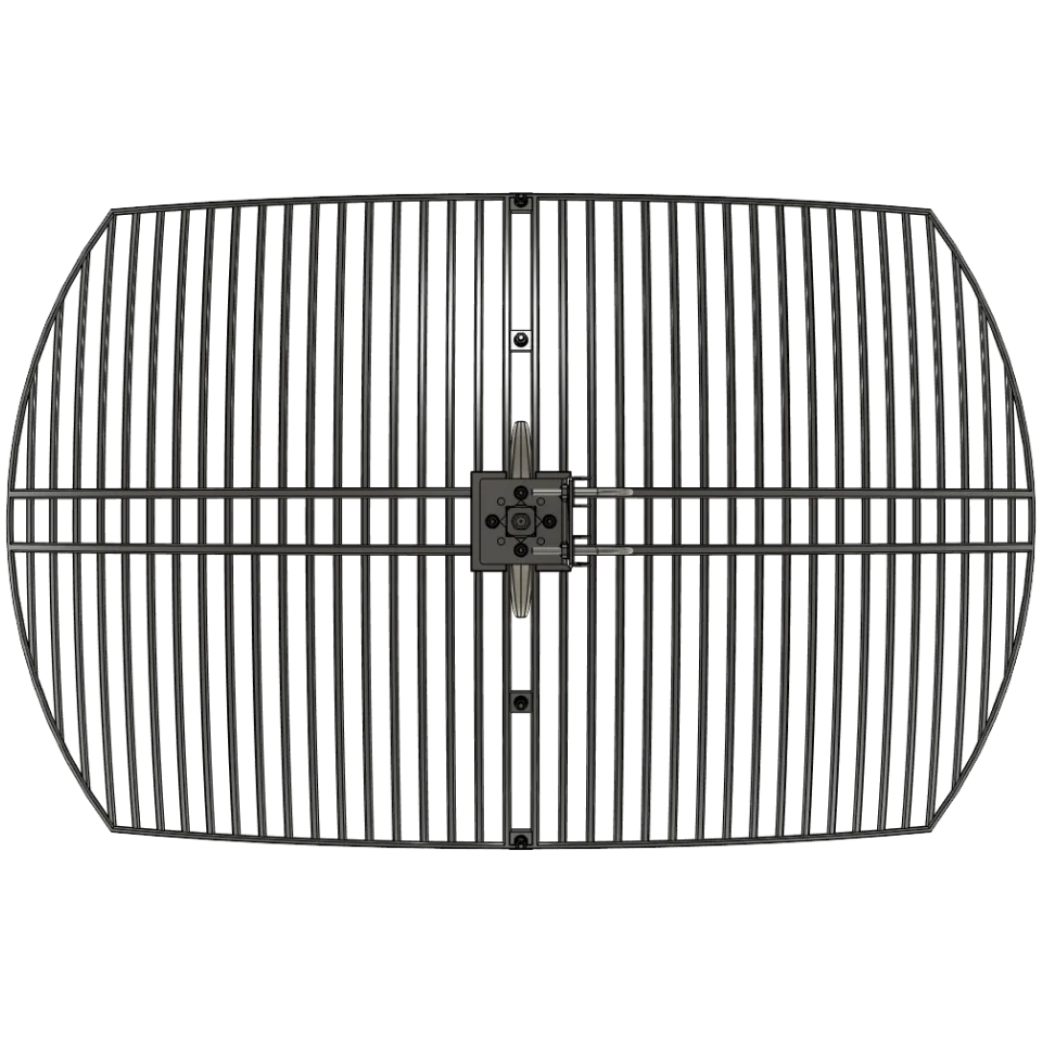Powertec 4G-5G Wideband Grid Antenna, 698 to 4000 MHz, 4.3-10 Female - View 3 (106-VGR-6940-20.432)