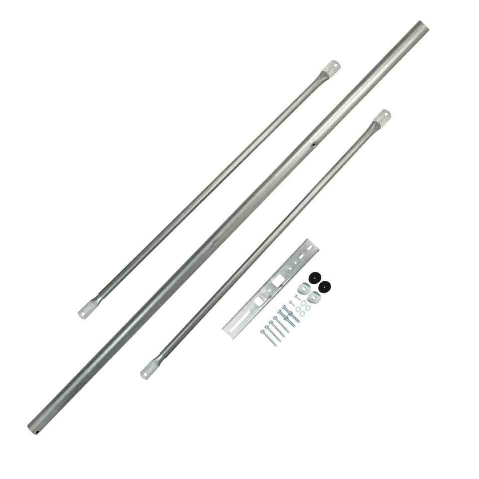 Hills 1.8m Metal Roof Mount with Starlink Gen3 Pole Adaptor Kit - View 3 (103-FB607327)