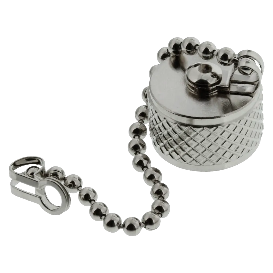 Dust Cap N Male, with Chain - Main Image (106-CAP-N1)
