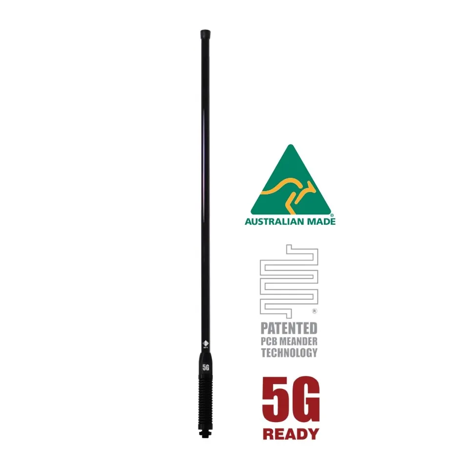 RFI CD8195 Pro-Series 4G-5G Vehicle Bullbar Antenna, 6.5 dBi, 698 to 3800 MHz, SMA Male - View 2 (113-CD8195-B)