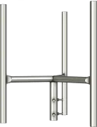 APAC GC48 Series Galvanised Steel Headframe, 3 Sector - View 2 (100-AP-GC48-HF3)