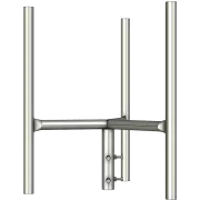 APAC GC48 Series Galvanised Steel Headframe, 3 Sector - View 2 (100-AP-GC48-HF3)
