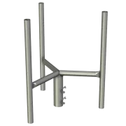 APAC GC76 Series Galvanised Steel Headframe, 3 Sector - Main Image (100-AP-GC76-HF3)