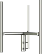 APAC GC76 Series Galvanised Steel Headframe, 3 Sector - View 2 (100-AP-GC76-HF3)