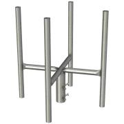 APAC GC76 Series Galvanised Steel Headframe, 4-Sector - Main Image (100-AP-GC76-HF4)